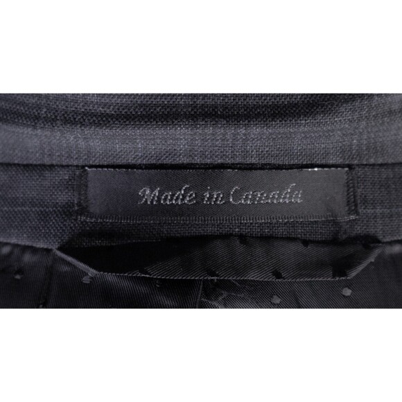 Collection By Michael Strahan Sport Coat Jacket Blazer WOOL Plaid 44L Canada EUC - Picture 13 of 14